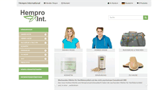 Desktop Screenshot of hempro.de